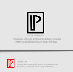 a simple logo with a combined letter model is perfect for your company branding