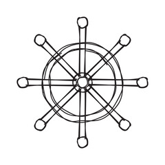ship wheel icon