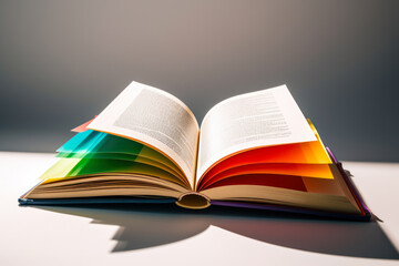 interesting colorful book, day knowledge generative ai