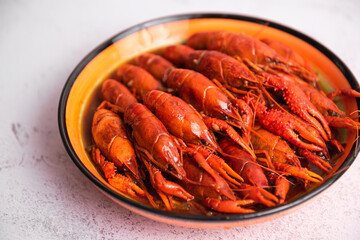 Spicy Chinese crayfish dish, Chinese food, Hot and spicy crayfish