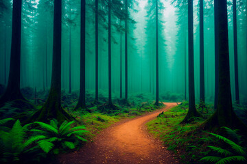 Naklejka premium concept art illustration. Generative ai.