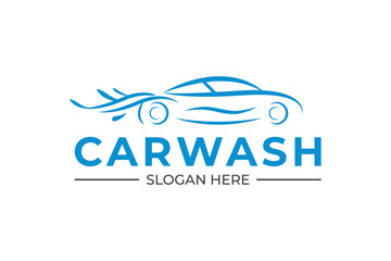 car washing pressure power soft wash cleaning automotive auto detailing and mobile detailing logo	