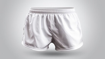 Volleyball shorts isolated on white background. Generative AI