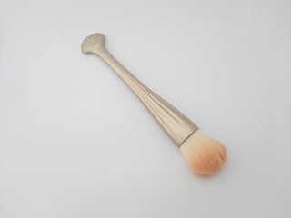 Makeup brush on white background. Make up brush