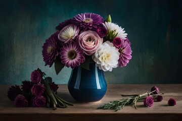 flowers in vase 