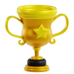 3D Gold Trophy