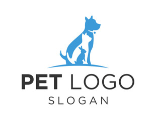 Logo about Pet on a white background. created using the CorelDraw application.