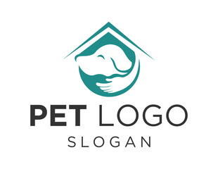Logo about Pet on a white background. created using the CorelDraw application.
