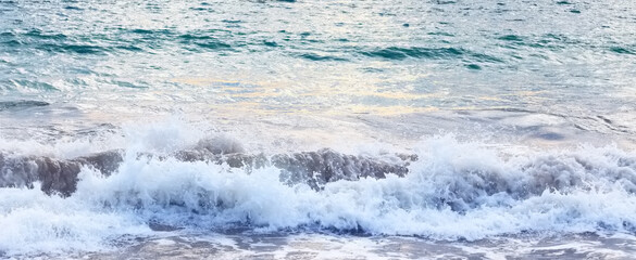 sea foam on the sand abstract background abstract water ocean