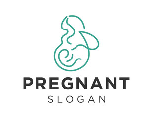 Logo about Pregnant on a white background. created using the CorelDraw application.