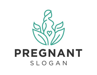 Logo about Pregnant on a white background. created using the CorelDraw application.