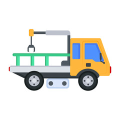 Fototapeta premium Crane Truck