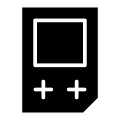 Fototapeta premium game boy glyph 