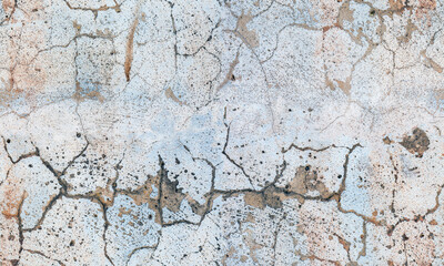 Old cracked plaster old wall abstract background.