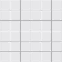 White tiles texture. Abstract gray vector background