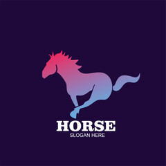 Free icon design logo character horse template