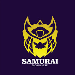 Free icon design logo character samurai template