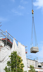 travaux chantier immobilier architecture bache protection logement logement