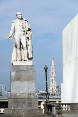 Belgique Bruxelles Augustin Daniel comte Belliard statue