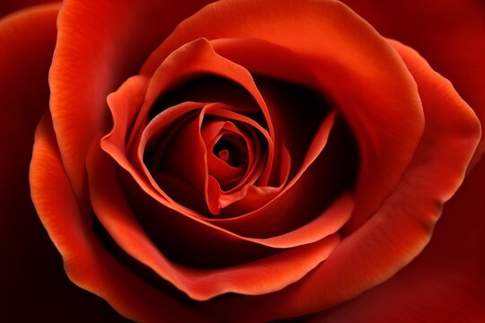 Red rose from generative ai