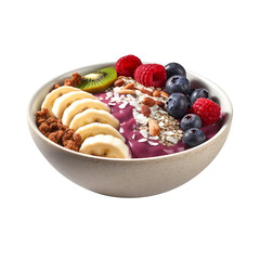 Acai bowl plated 