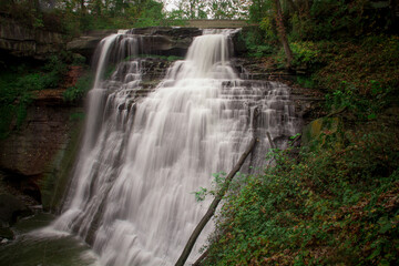 Fototapeta na wymiar Brandywine Falls, Cuyahoga Valley National Park, Ohio