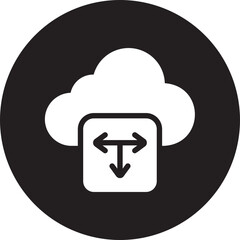 t junction glyph icon