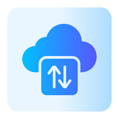 up and down gradient icon