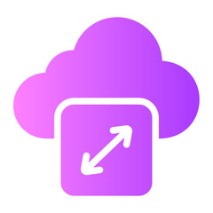 resize gradient icon