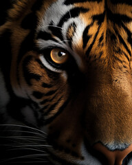 Eye of the tiger - Close up Portrait