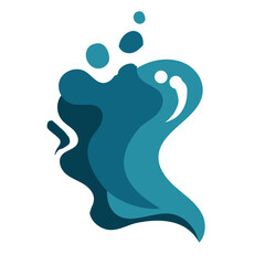 Abstract Water Splash