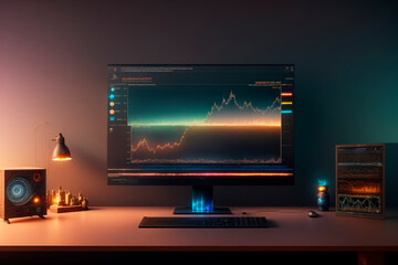 Generative concept art illustration. Generative ai.