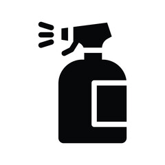 spray glyph icon illustration vector graphic