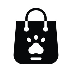 pet shop glyph icon illustration vector graphic