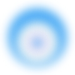 Blue Grainy Gradient Circle