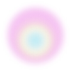 Pastel Pink Grainy Gradient Circle