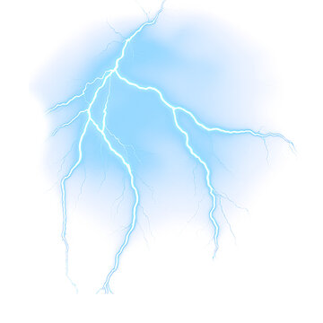 Easy to use real lightning PNG Elements Elements photo editing lightning effect