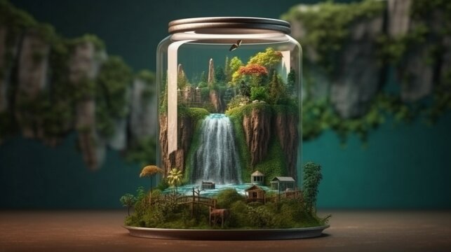 Die Welt in der Flasche