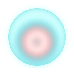 Cyan Gradient Circle
