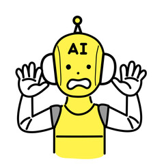 かわいい人物のイラストシリーズ _ AIのキャラクター _ 降参　