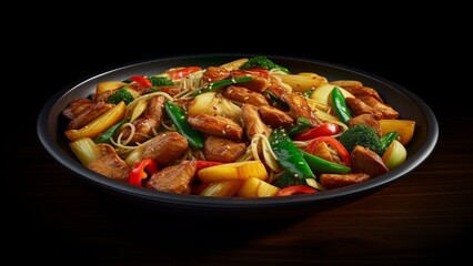 thai food chicken stir fry product image