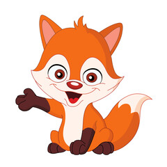 red fox cartoon