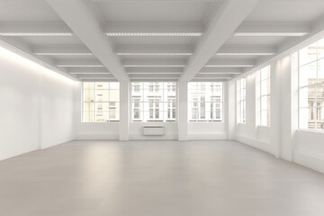 Fototapeta na wymiar Empty modern office space