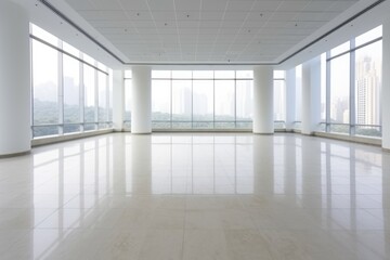 Empty modern office space