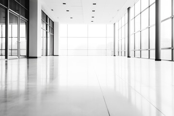 Fototapeta premium Empty modern office space