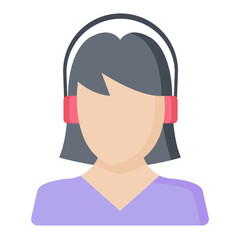 Call Center Flat Icon