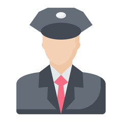Cop Flat Icon