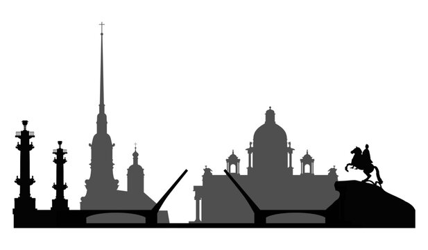 Saint Petersburg skyline