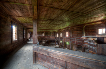 Abandoned evangelical church, Poland.