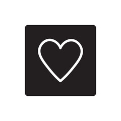 heart like text icon